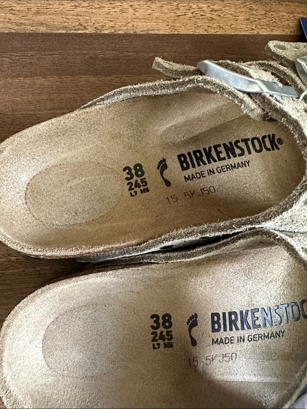 Birkenstock Women’s Arizona Rivet Border Suede Sandals-Size 7-NWT - Picture 7 of 9